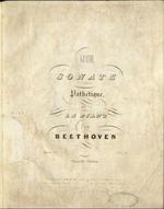 Grande Sonate Pathétique pour le Piano par Beethoven, op. 13